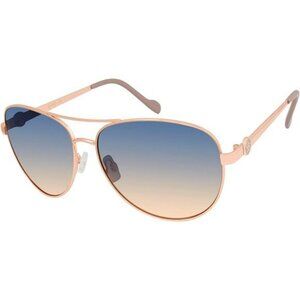 Womens Aviator Sunglasses UV400 Protection Gradient Lens Lightweight Metal Frame